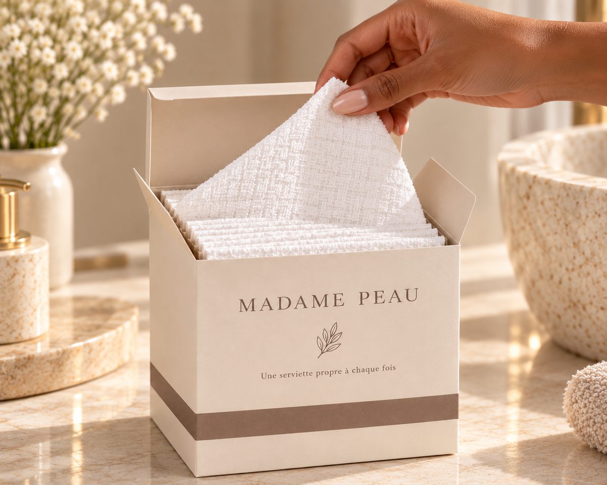 Serviettes madame peau