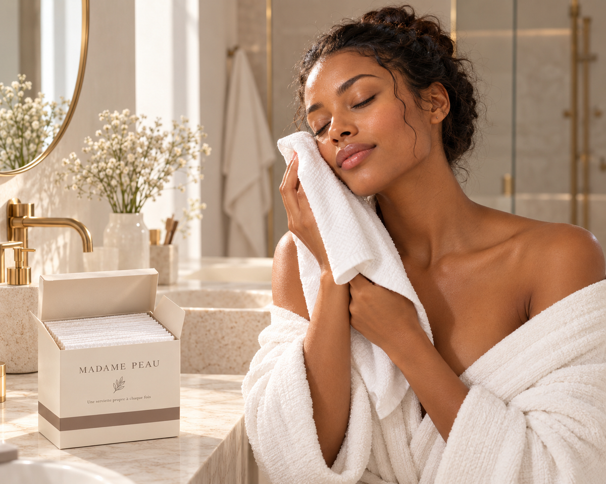Serviettes madame peau