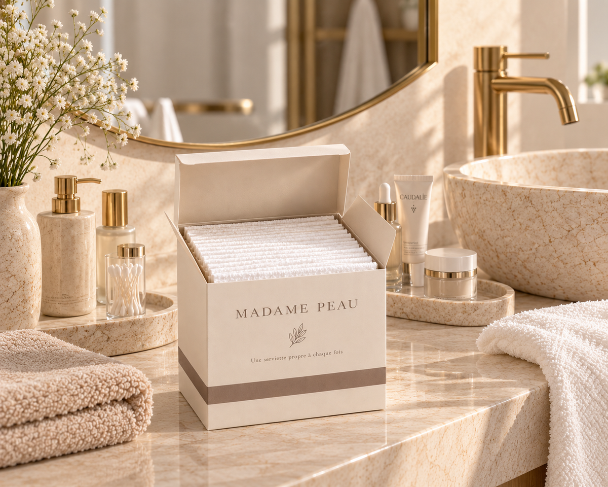 Serviettes madame peau